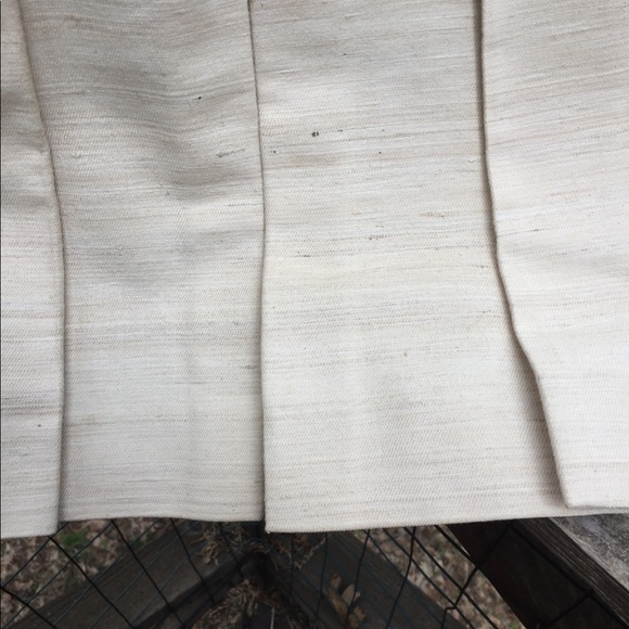 Banana Republic Classic cream nubby silk pleated mini skirt,HP25x2 - Picture 5 of 8